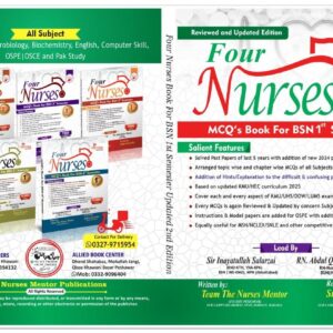 Four Nurses – 1st Semester MCQ's Book
